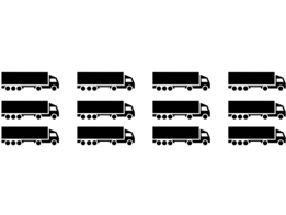 ≈ 12 x Transport
Durchschnittlich pro Jahr und Person /
Ungefähr 12 Shampooflaschen
pro Jahr