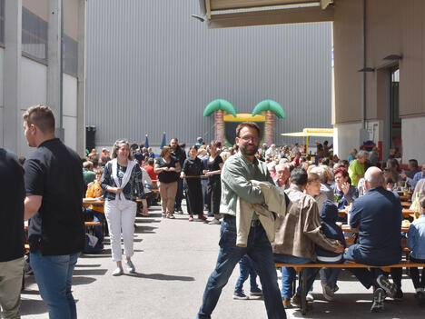 Festplatz auf dem Werksgelände