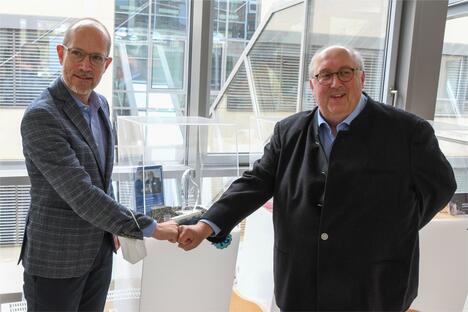 EAPA Generalsekretär Dr. Carsten Karcher und JRS Geschäftsbereichsleiter Horst Erdlen