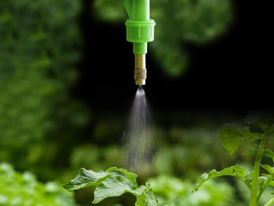 Leicht zu besprühen mit JRS Fiber Solutions.