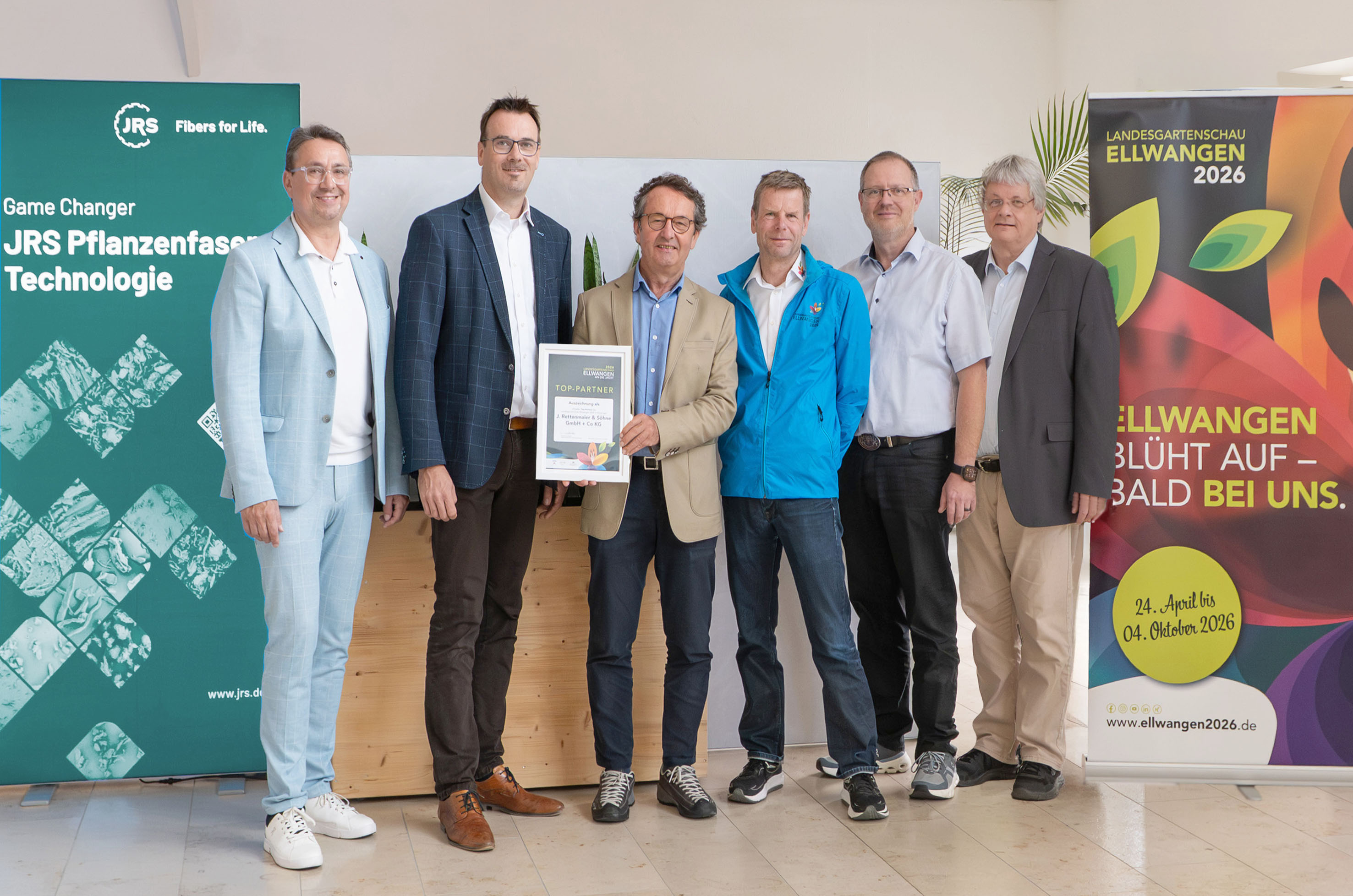 JRS ist Top-Partner der Landesgartenschau 2026, Ellwangen 24.04 bis 04.10.2026