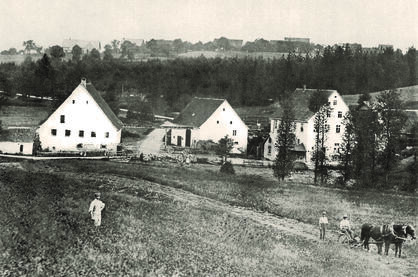 Holzmühle im Jahr 1880