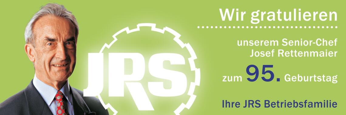 95. Geburtstag von Josef Rettenmaier, Mitbegründer und langjähriger Geschäftsführer